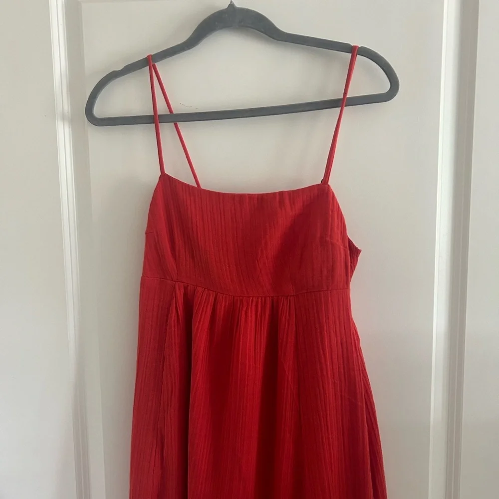 Abercrombie & Fitch Vibrant Red Dress